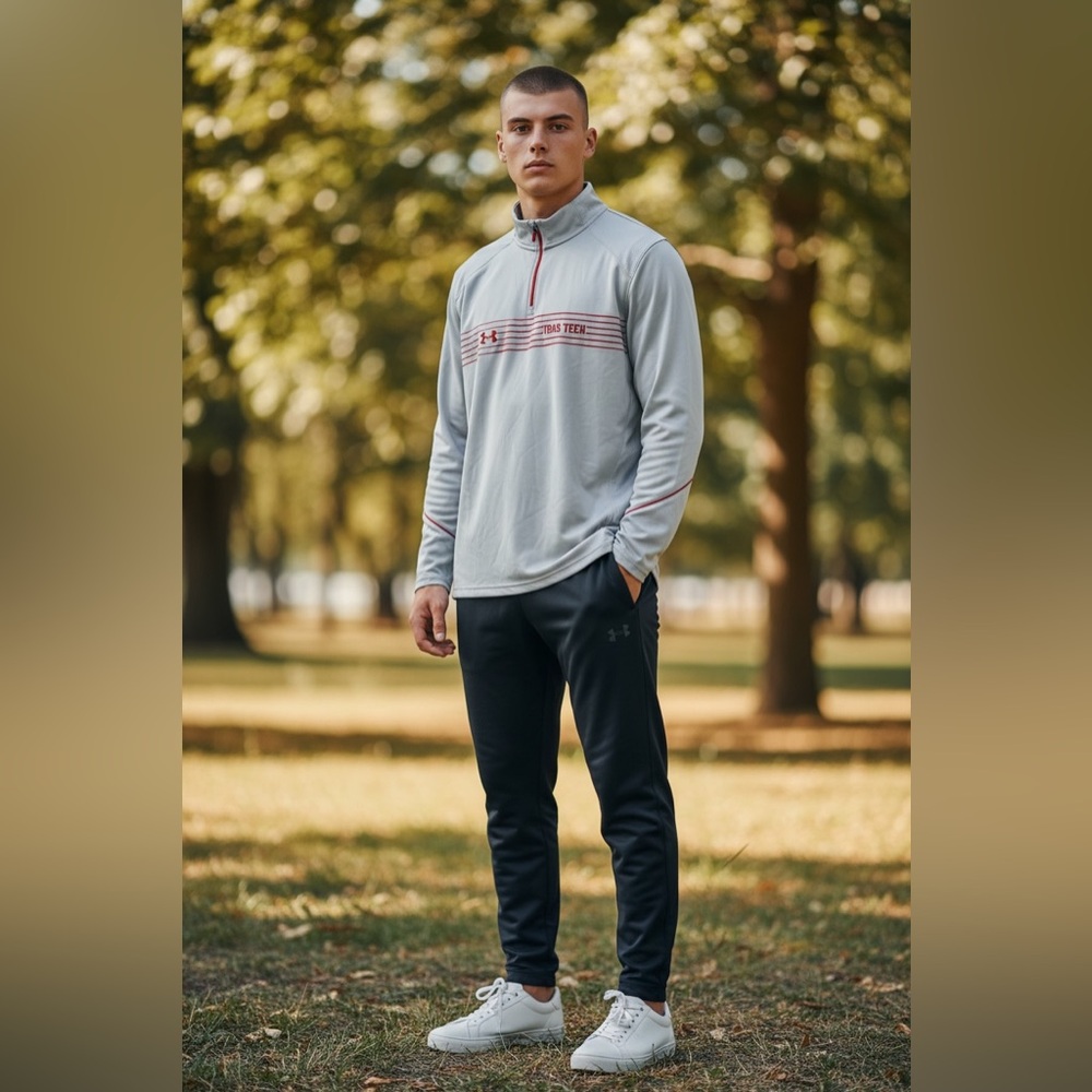 Under Armour Texas Tech Red Raiders Men's 1/4 Zip Performance Sweatshirt Large